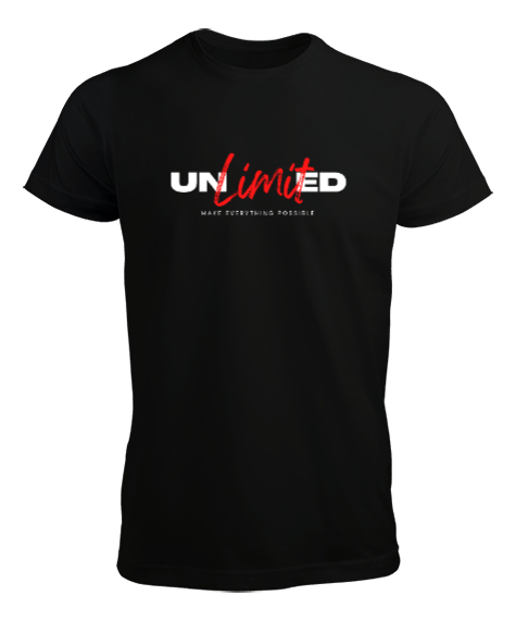 Tisho - Unlimited Siyah Erkek Tişört