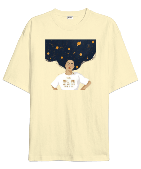 Tisho - up to the sky Oversize Unisex Tişört
