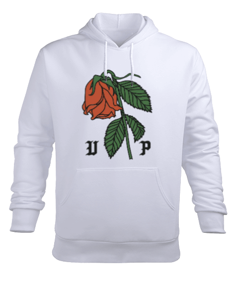 Tisho - UPROSE Erkek Kapüşonlu Hoodie Sweatshirt