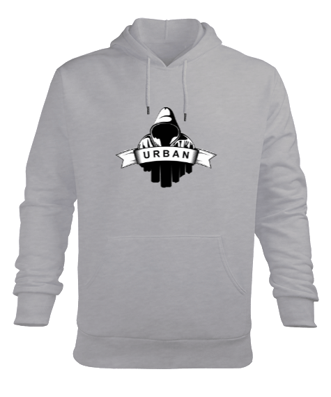 Tisho - Urban Erkek Kapüşonlu Hoodie Sweatshirt