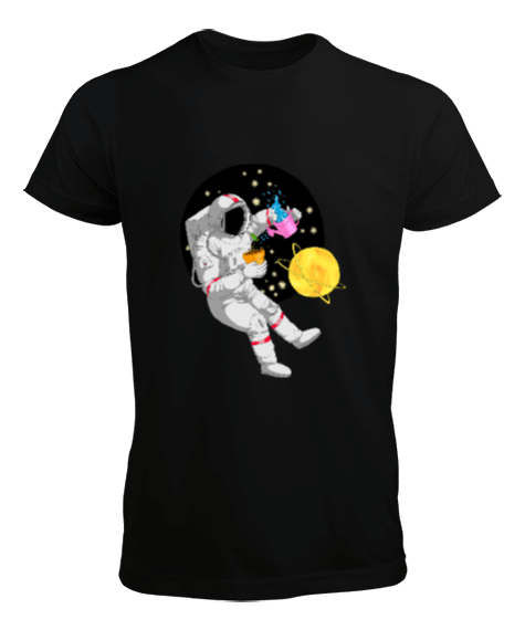 Tisho - Uzay Astronot Musk Galaksi Erkek Tişört