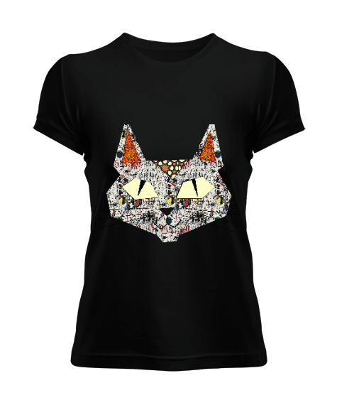 Tisho - Uzaylı Kedi Kadın Tişört