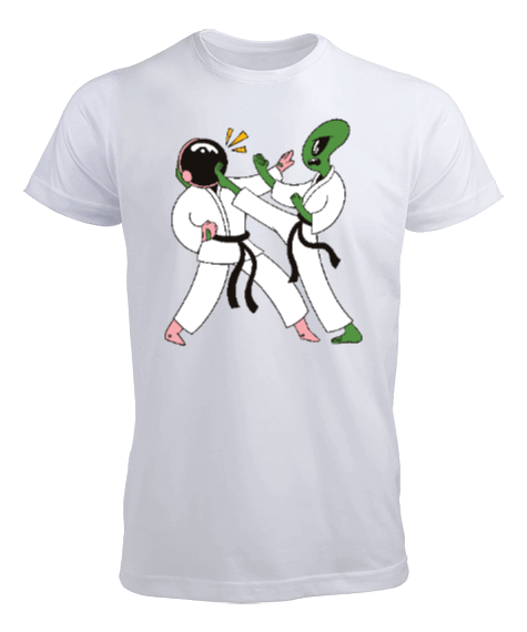 Tisho - Uzaylı ve Astronot, Karate Mücadelesi Erkek Tişört