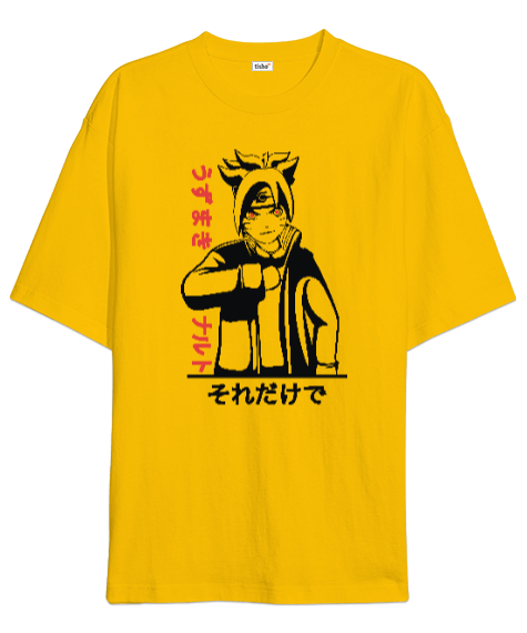 Tisho - Uzumaki - Naruto Oversize Unisex Tişört