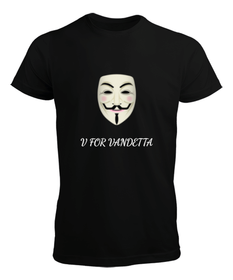 Tisho - V FOR VANDETTA BASKILI Erkek Tişört