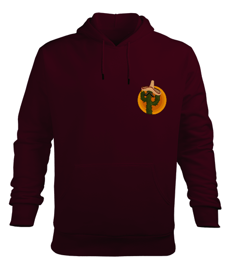 Tisho - Vahşi Batı Erkek Kapüşonlu Hoodie Sweatshirt