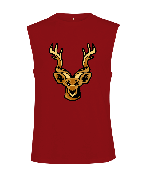Tisho - Vahşi geyik fitness motivasyon Kesik Kol Unisex Tişört