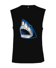 Tisho - Vahşi köpek balığı fitness motivasyon Kesik Kol Unisex Tişört