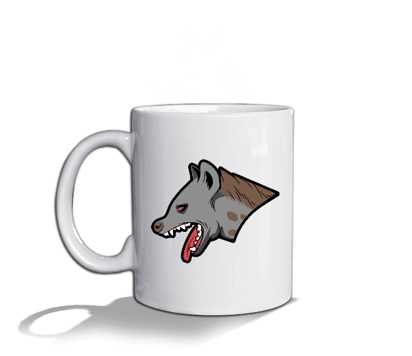 Tisho - Vahşi köpek Beyaz Kupa Bardak