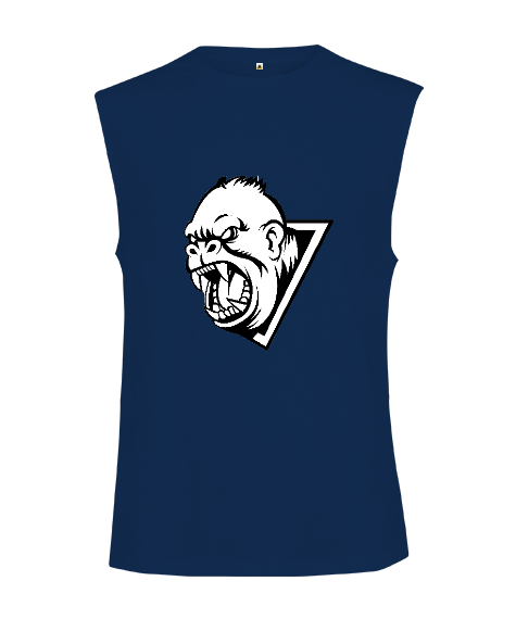 Tisho - Vahşi orangutan fitness motivasyon Kesik Kol Unisex Tişört