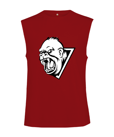 Tisho - Vahşi orangutan fitness motivasyon Kesik Kol Unisex Tişört