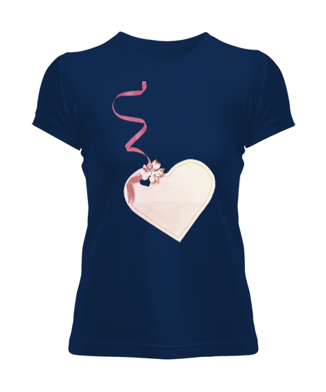 Tisho - Valentines Day heart Kadın Tişört