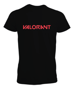 Tisho - Valorant T-shirt Erkek Siyah Erkek Tişört