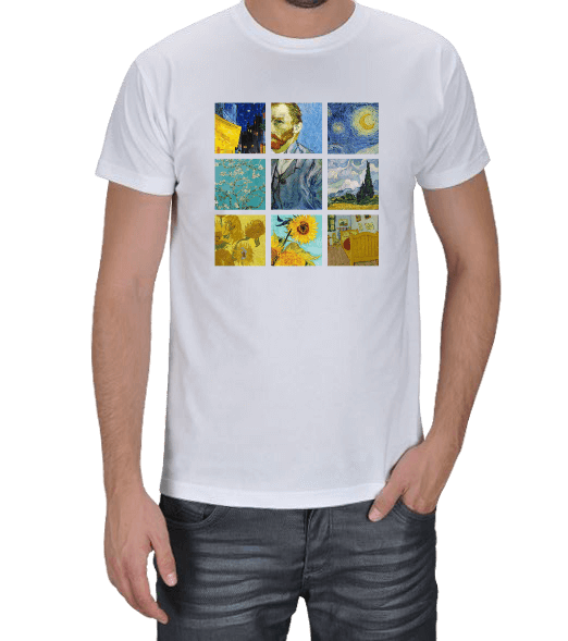 Van Gogh Aesthetic Unisex Erkek Tişört