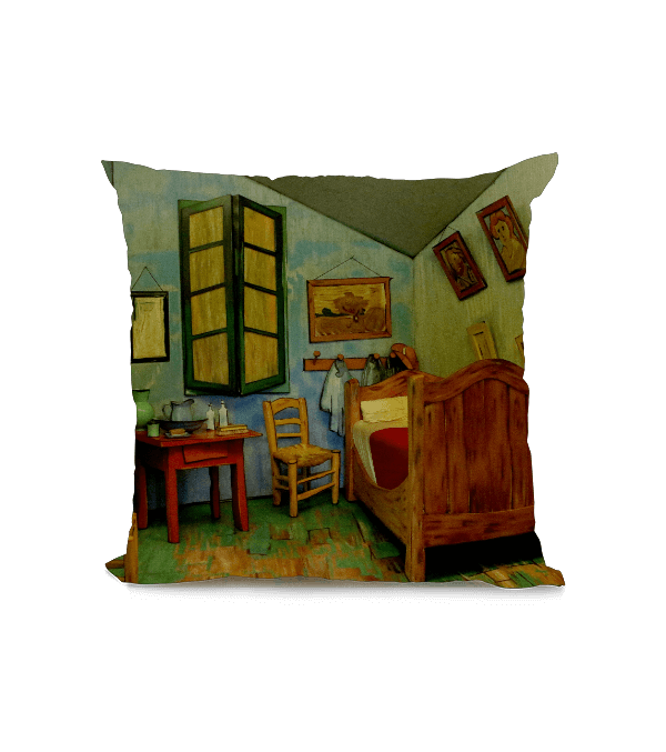 Tisho - Van Gogh Arlesdaki Yatak Odası Kare Yastık