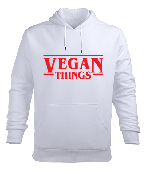 Tisho - Vegan Things Erkek Kapüşonlu Hoodie Sweatshirt