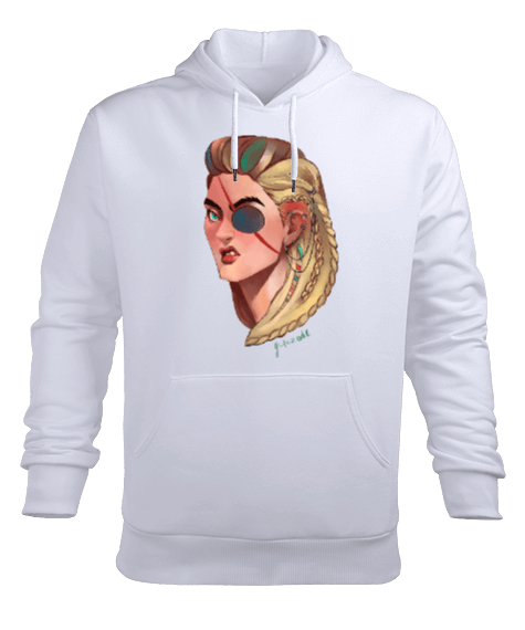 Tisho - Viking Erkek Kapüşonlu Hoodie Sweatshirt