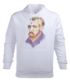 Tisho - Vincent van Gogh Erkek Kapüşonlu Hoodie Sweatshirt