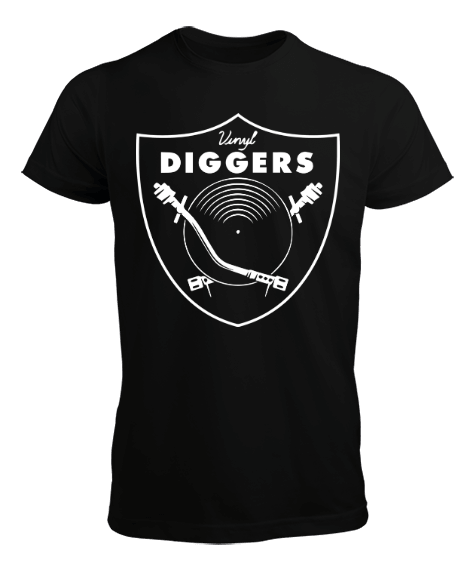 Tisho - Vinyl Diggers Erkek Tişört