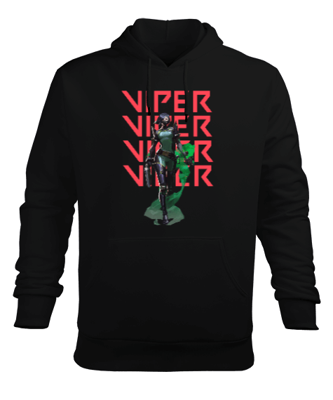 Tisho - Viper Erkek Kapüşonlu Hoodie Sweatshirt