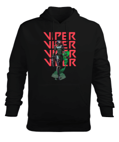 Viper Erkek Kapüşonlu Hoodie Sweatshirt - Thumbnail