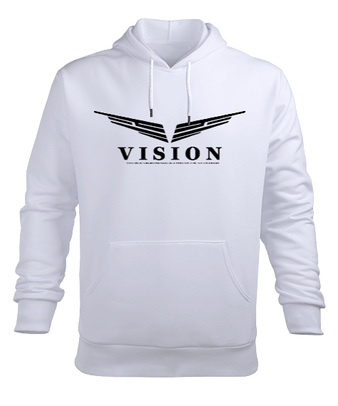 Tisho - Vision erkek Sweat Erkek Kapüşonlu Hoodie Sweatshirt