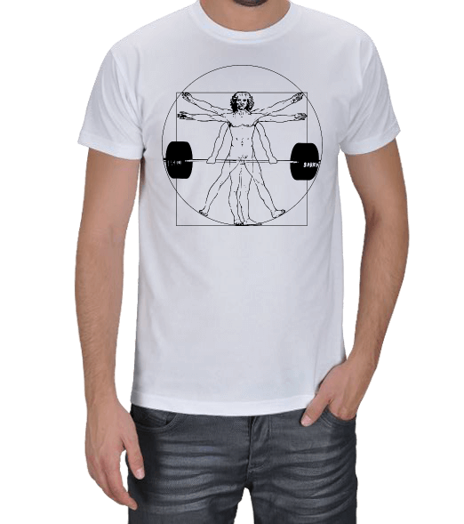 Vitruvian Deadlift Erkek Tişört