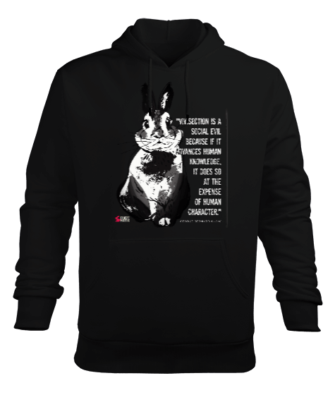 Tisho - Vivisection Black Erkek Kapüşonlu Hoodie Sweatshirt