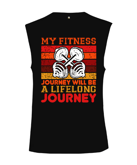 Tisho - VORTEX Fitness spor yolculuğu Kesik Kol Unisex Tişört