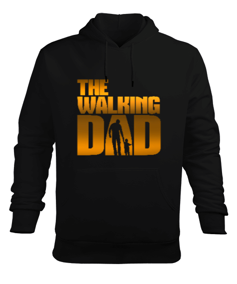 Tisho - Walking Dad Erkek Kapüşonlu Hoodie Sweatshirt