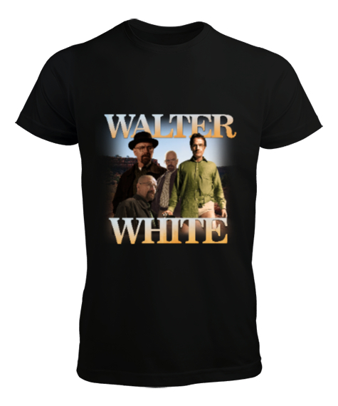Tisho - Walter White Breaking Bad Siyah Erkek Tişört