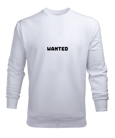Tisho - wanted Beyaz Erkek Sweatshirt