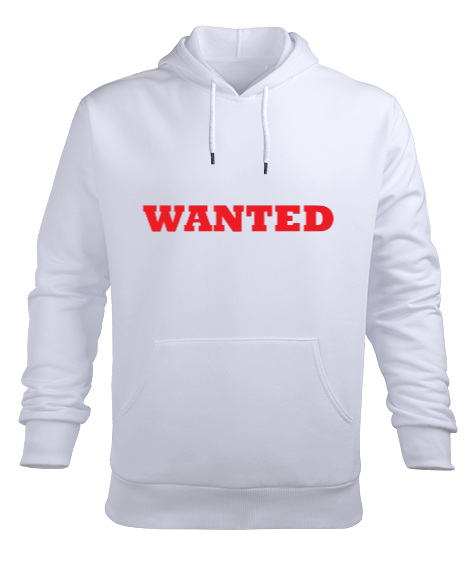 Tisho - wanted Erkek Kapüşonlu Hoodie Sweatshirt