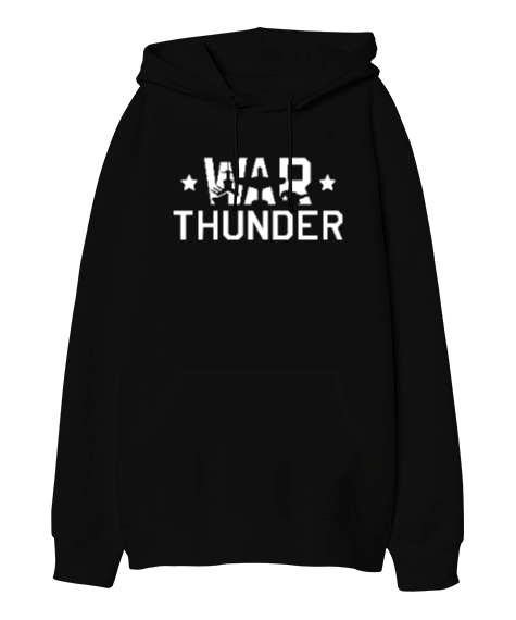 Tisho - War Thunder Oversize Unisex Kapüşonlu Sweatshirt
