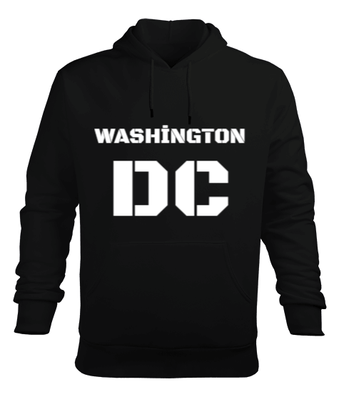 Washington DC Erkek Kapüşonlu Hoodie Sweatshirt