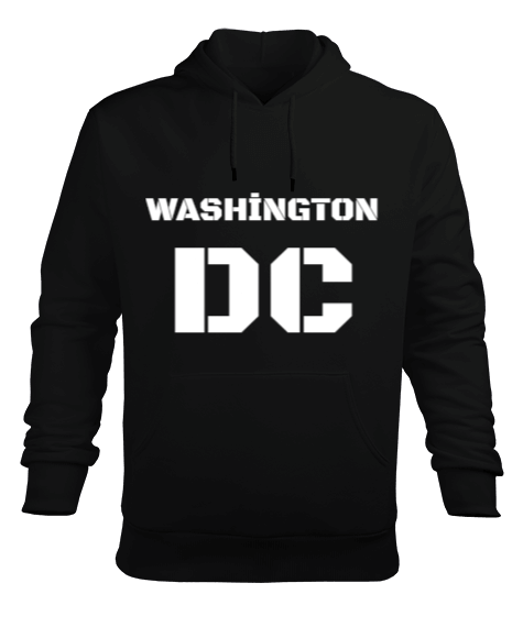 Tisho - Washington DC Erkek Kapüşonlu Hoodie Sweatshirt