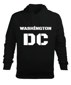 Tisho - Washington DC Erkek Kapüşonlu Hoodie Sweatshirt