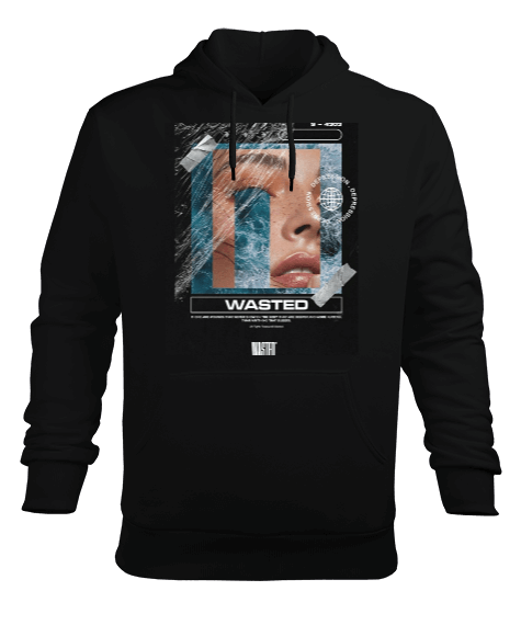 Tisho - Wasted unisex hoodie Erkek Kapüşonlu Hoodie Sweatshirt