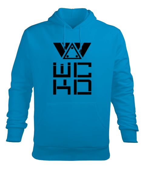 Tisho - WCKD Erkek Kapüşonlu Sweatshirt Erkek Kapüşonlu Hoodie Sweatshirt