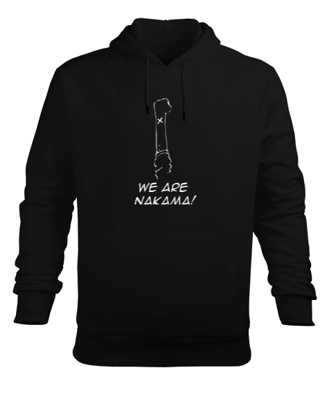 Tisho - We Are Nakama Erkek Kapüşonlu Hoodie Sweatshirt