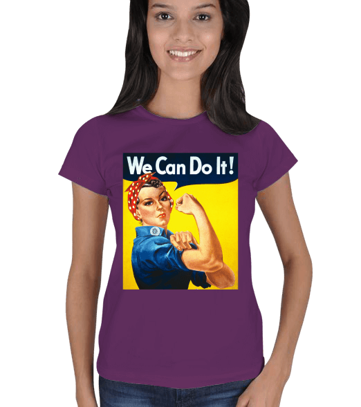 Tisho - We can do it Kadın Tişört