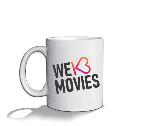 Tisho - We Love Movies - KafeinSiz Merch Beyaz Kupa Bardak