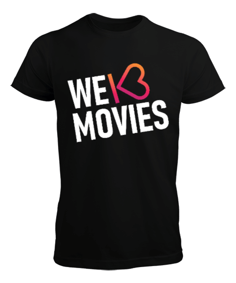 Tisho - We Love Movies - KafeinSiz Merch Erkek Tişört