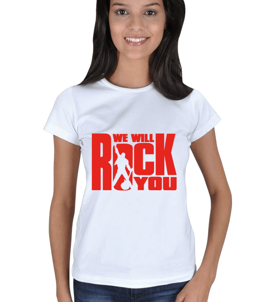 Tisho - We Will Rock You Kadın Tişört