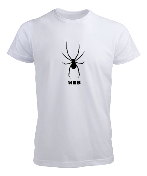 Tisho - Web Spider Beyaz Erkek Tişört