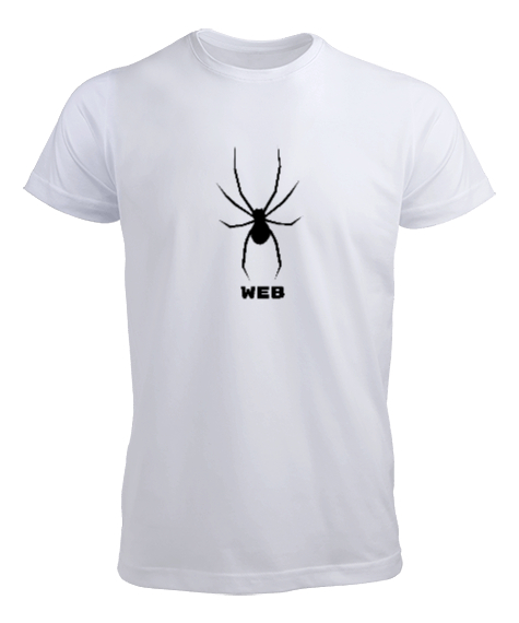 Tisho - Web Spider Beyaz Erkek Tişört