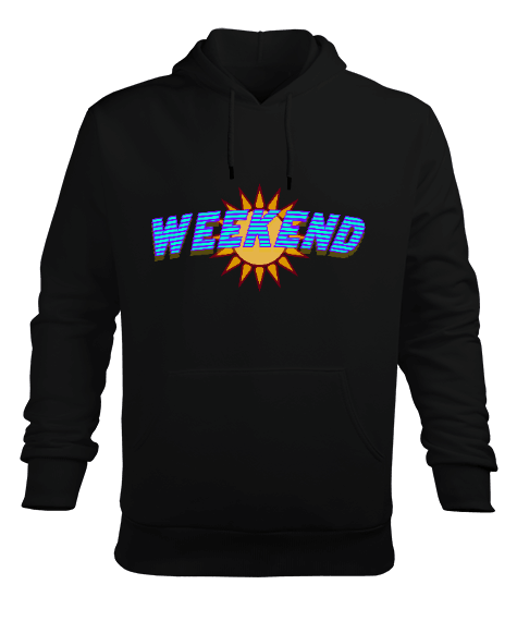 Tisho - Weekend Erkek Kapüşonlu Hoodie Sweatshirt