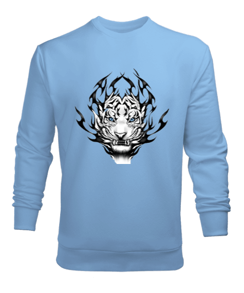 Tisho - White Tiger Erkek Sweatshirt