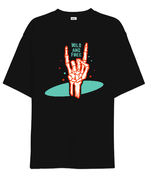 Tisho - Wild And Free Oversize Unisex Tişört