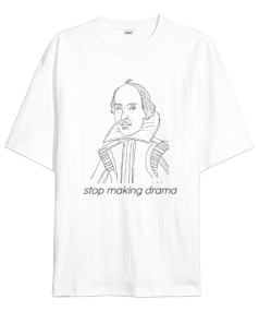 Tisho - William Shakespeare tshirt Oversize Unisex Tişört